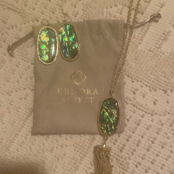 Kendra Scott Jewelry - Kendra Scott-Abalone-Rayne necklace & Ellle earrings